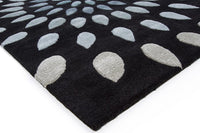 Chandra Oleander Ole-24802 Black / Grey Geometric Area Rug