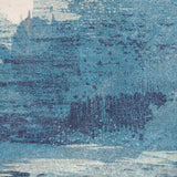 Surya Olivia Olv-2300 Aqua, Bright Blue, Charcoal, Cream Rugs.