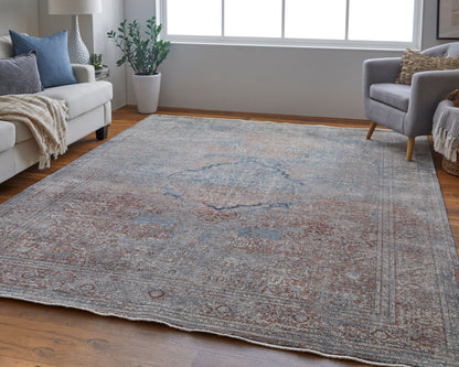 Feizy Marquette 39Gvf Blue/Multi Area Rug