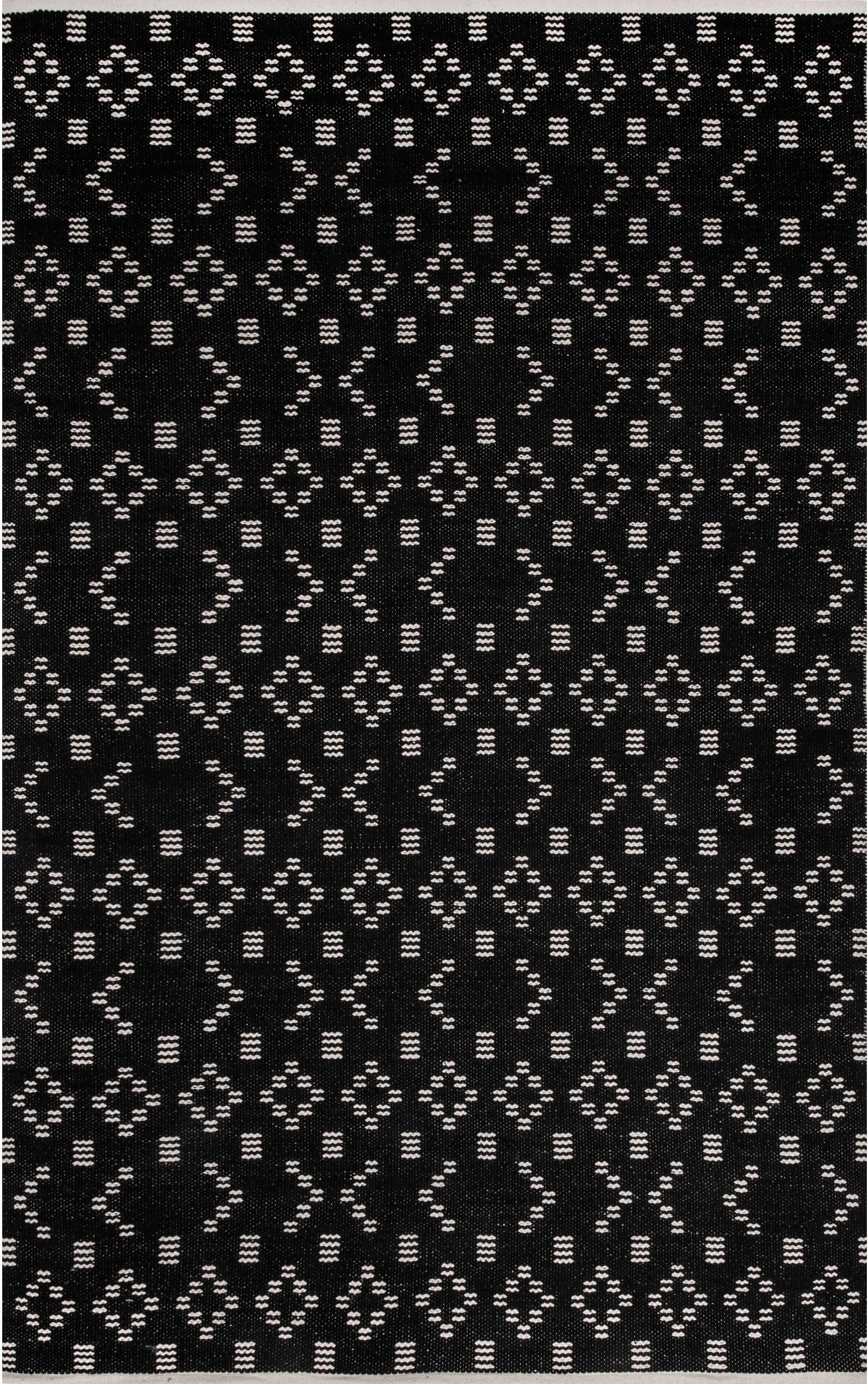 Nuloom Lilith Starry Tribal Nli2796A Black Area Rug