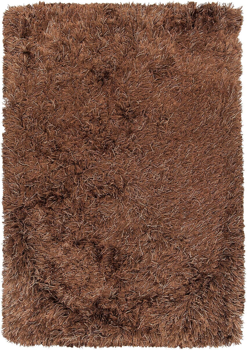 Chandra Onex One35301 Brown Shag Area Rug