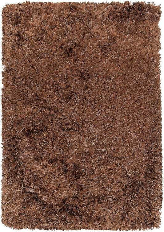 Chandra Onex One35301 Brown Shag Area Rug