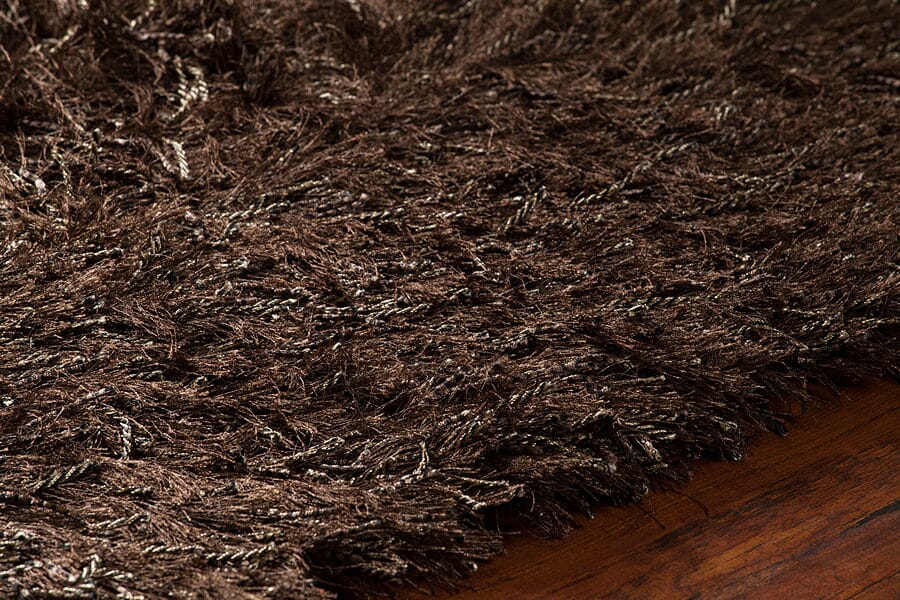 Chandra Onex One35301 Brown Shag Area Rug