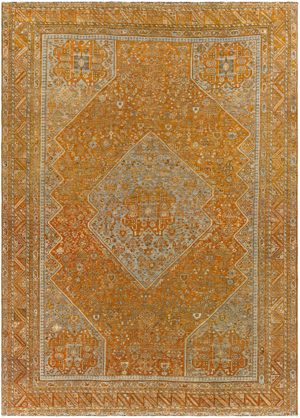 Surya One Of A Kind Ooak-1516 Orange Rugs.