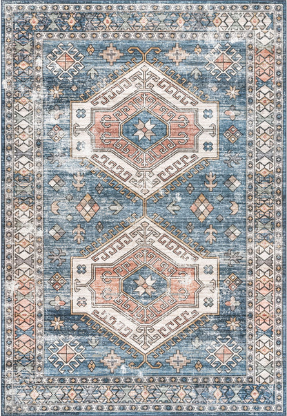 AreaRugs.com Wavaj Nwa1040A Blue Area Rug