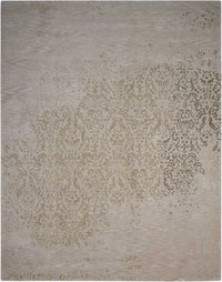 Nourison Opaline Opa08 Silver Vintage / Distressed Area Rug