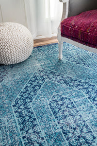 Nuloom Freda Floral Garden Nfr3248A Blue Area Rug