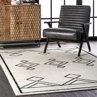 Nuloom Saniyah Diamond Nsa1717A Gray Area Rug