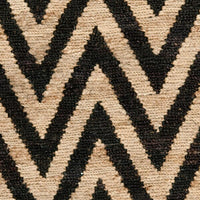 Safavieh Organica Org515A Black / Natural Chevron Area Rug