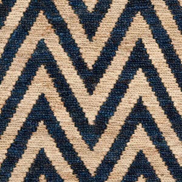 Safavieh Organica Org515B Blue / Natural Chevron Area Rug