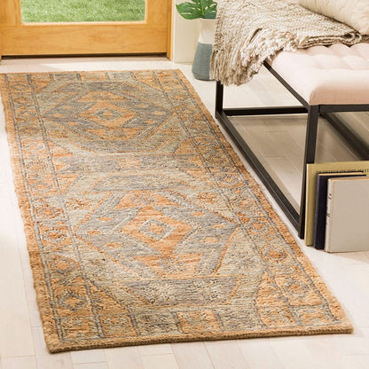 Safavieh Organic Org701A Slate / Natural Southwestern Area Rug