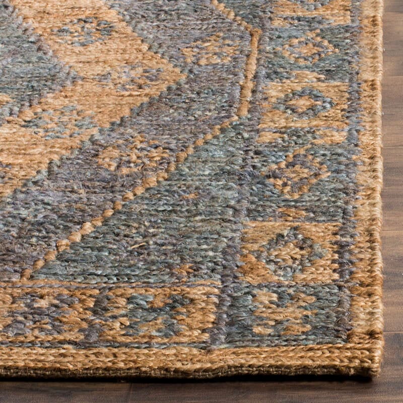 Safavieh Organic Org701A Slate / Natural Southwestern Area Rug