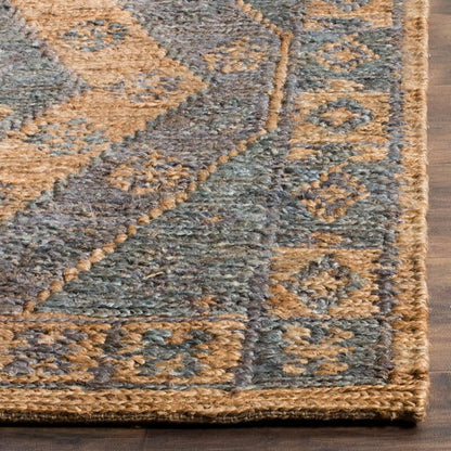 Safavieh Organic Org701A Slate / Natural Southwestern Area Rug