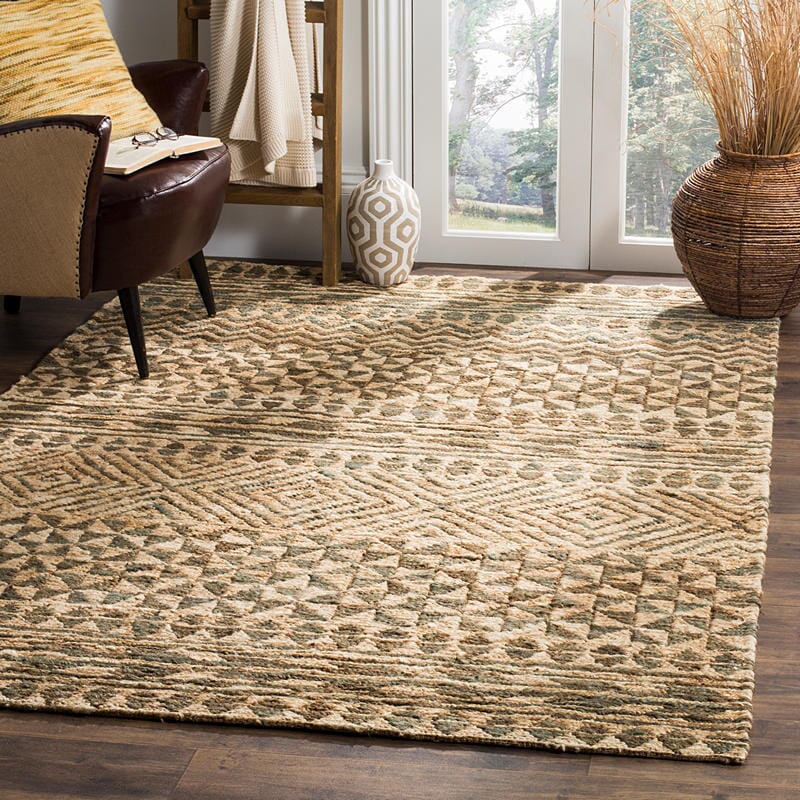 Safavieh Organic Org703A Slate / Natural Moroccan Area Rug