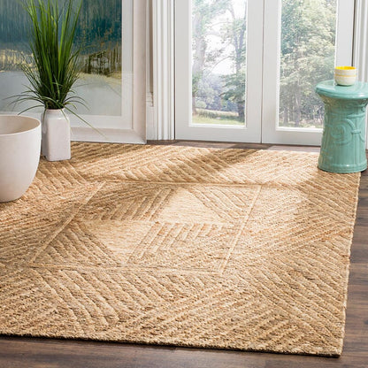 Safavieh Organic Org705A Natural / Ivory Geometric Area Rug