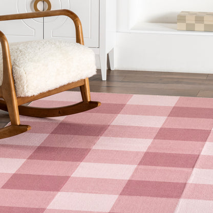 AreaRugs.com Wavaj Nwa1061C Pink Area Rug