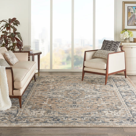 Nourison Quarry Qua05 Beige/Grey Area Rug