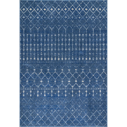 Nuloom Moroccan Blythe Nmo3123D Dark Blue Area Rug