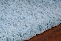 Chandra Osim Osi35102 Sky Blue Shag Area Rug