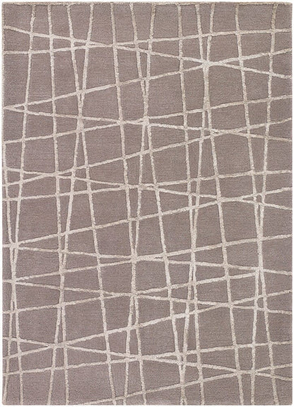 Chandra Oslo Osl31900 Grey Geometric Area Rug