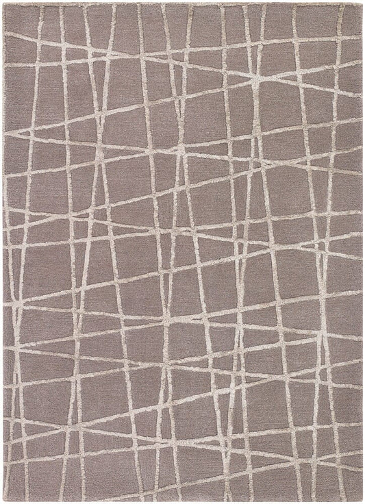 Chandra Oslo Osl31900 Grey Geometric Area Rug