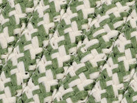 Colonial Mills Outdoor Houndstooth Tweed Ot69 Lime / Green Bordered Area Rug