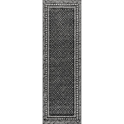 Nuloom Arabella Bordered Nar1720A Black Area Rug