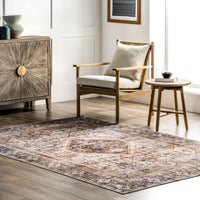 AreaRugs.com Wavaj Nwa1071A Light Brown Area Rug