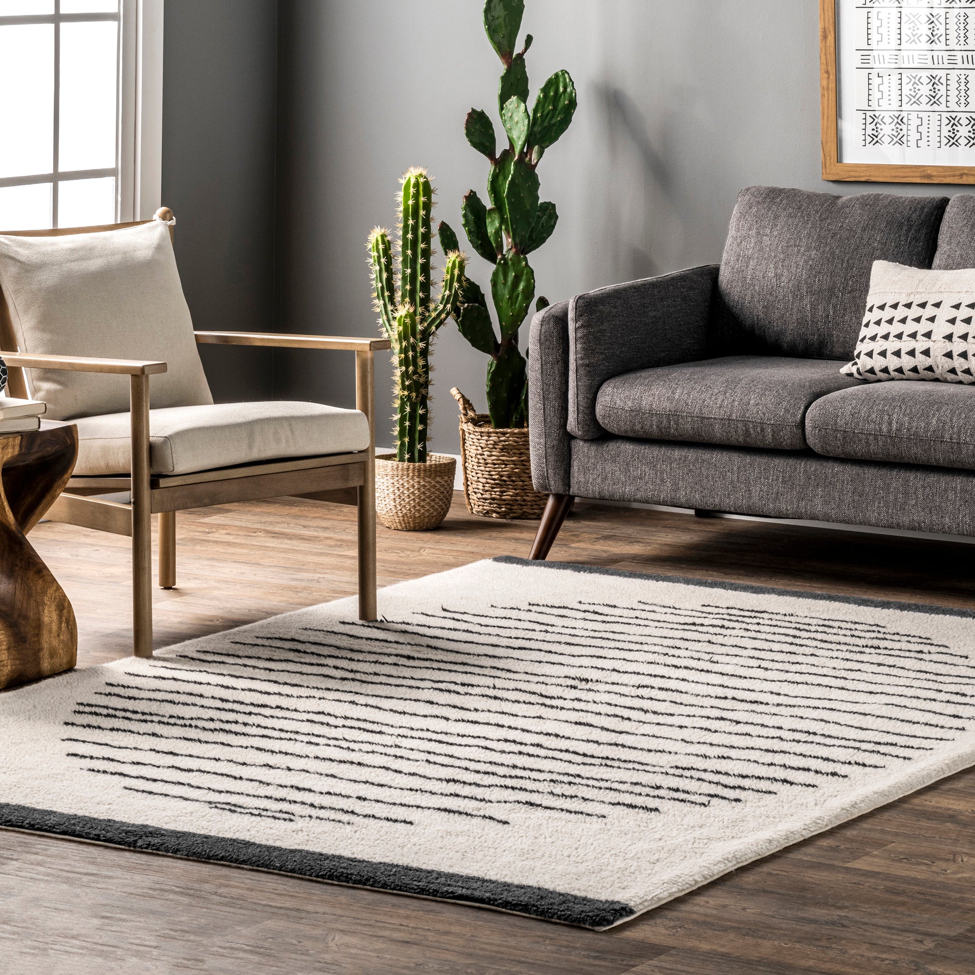 AreaRugs.com Wavaj Nwa1289A Ivory Area Rug