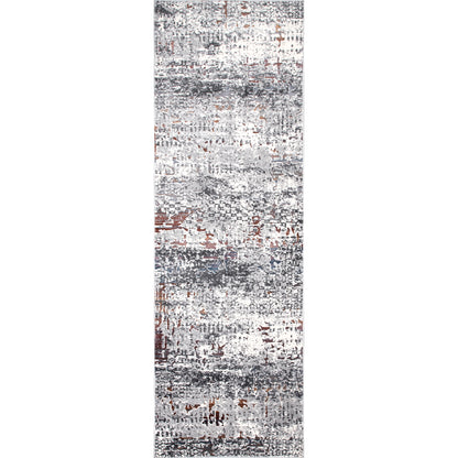 Nuloom Elsie Speckled Nel1758A Light Gray Area Rug