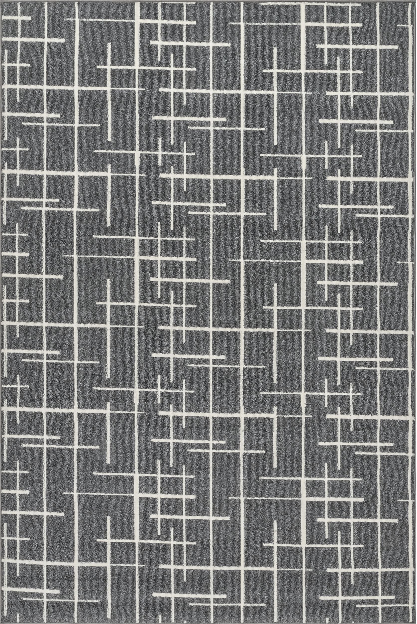 Nuloom Mimi Stitch Nmi1439A Gray Area Rug