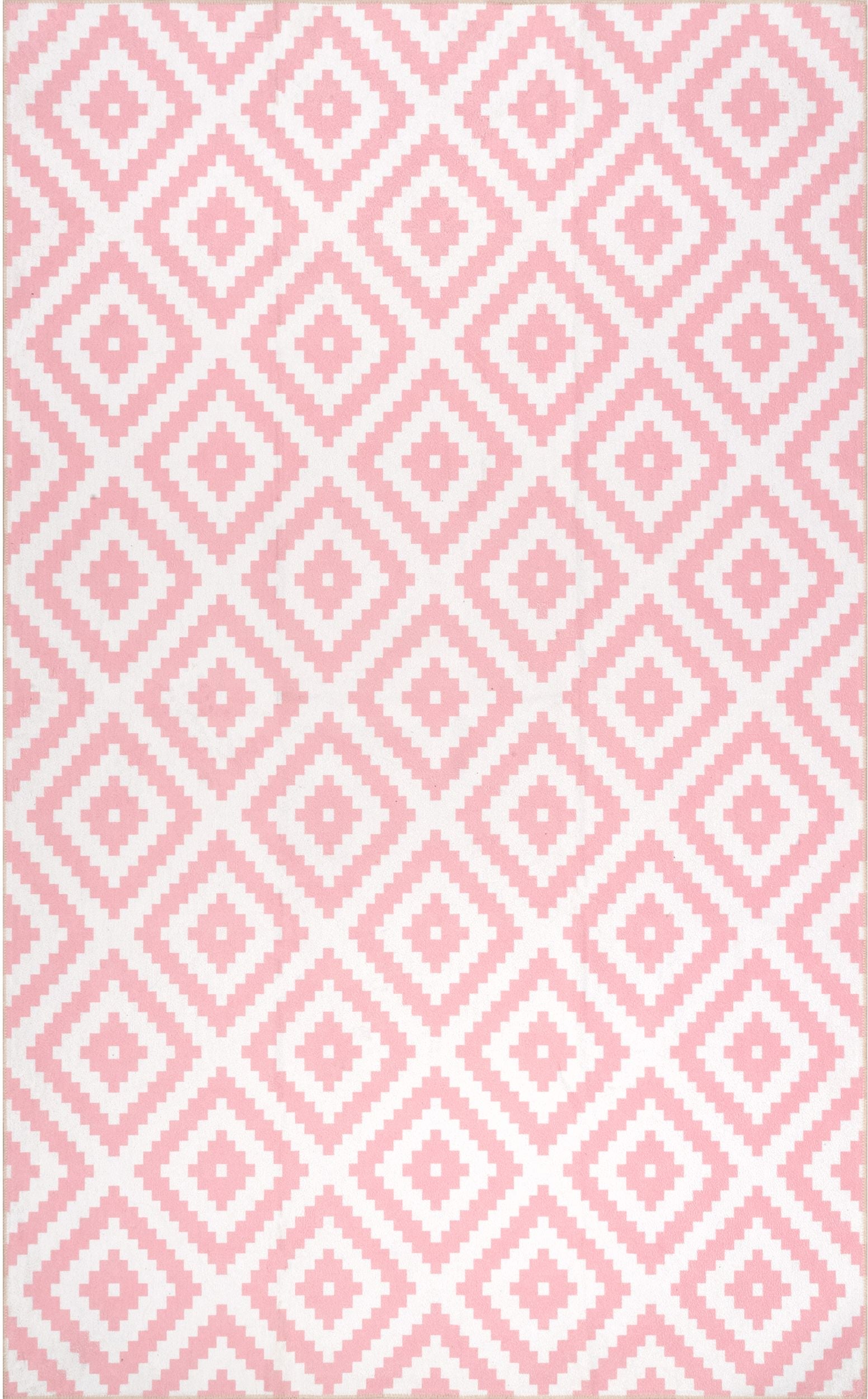 AreaRugs.com Wavaj Nwa1196C Pink Area Rug