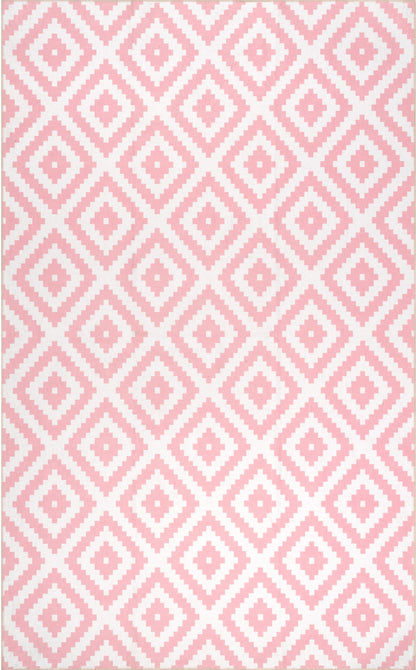 AreaRugs.com Wavaj Nwa1196C Pink Area Rug