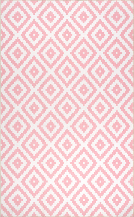 AreaRugs.com Wavaj Nwa1196C Pink Area Rug