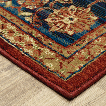 Oriental Weavers Sphinx Ankara 1802R Red/ Blue Area Rug