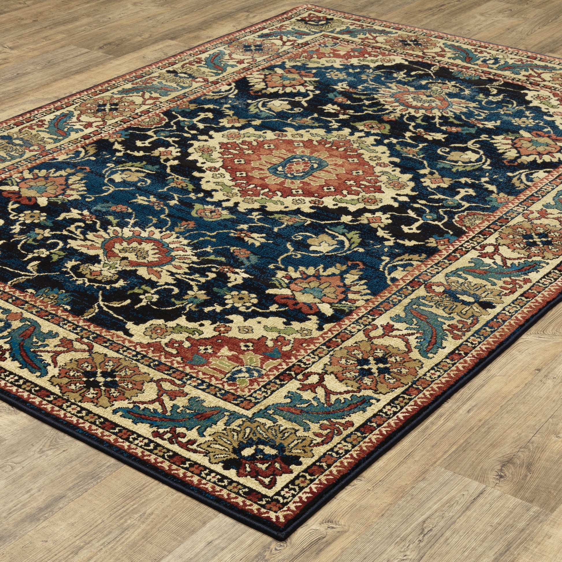 Oriental Weavers Sphinx Ankara 1803B Blue/ Red Area Rug