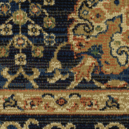 Oriental Weavers Sphinx Ankara 501K5 Blue/ Gold Area Rug