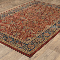 Oriental Weavers Sphinx Ankara 501R5 Red/ Blue Area Rug