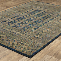 Oriental Weavers Sphinx Ankara 602K5 Blue/ Gold Area Rug