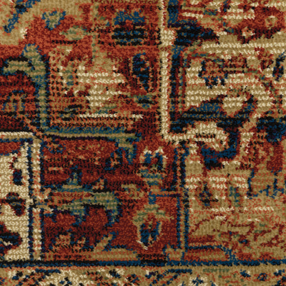 Oriental Weavers Sphinx Ankara 604R5 Red/ Blue Area Rug