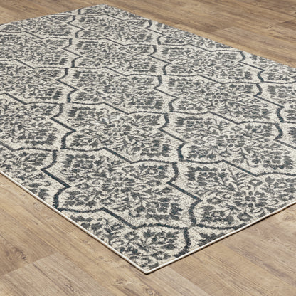 Oriental Weavers Sphinx Fiona 4929A Ivory/ Blue Area Rug