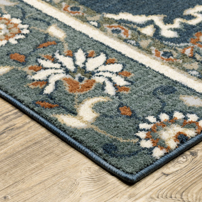 Oriental Weavers Sphinx Fiona 5570X Blue/ Beige Area Rug