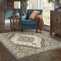 Oriental Weavers Sphinx Fiona 8020W Beige/ Blue Area Rug