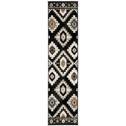 Oriental Weavers Sphinx Georgia 605F0 Charcoal/ Ivory Area Rug