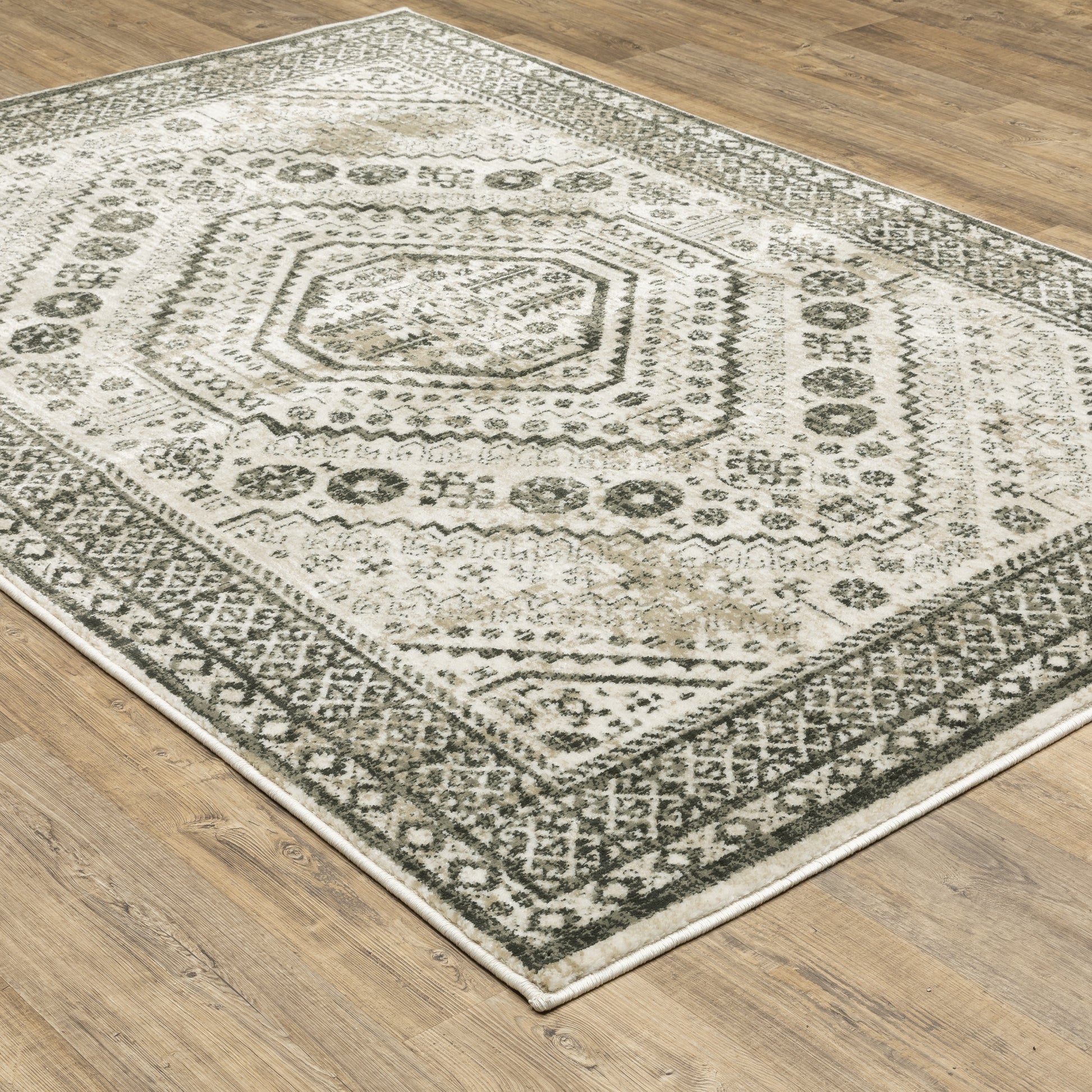 Oriental Weavers Sphinx Georgia 659C0 Ivory/ Grey Area Rug