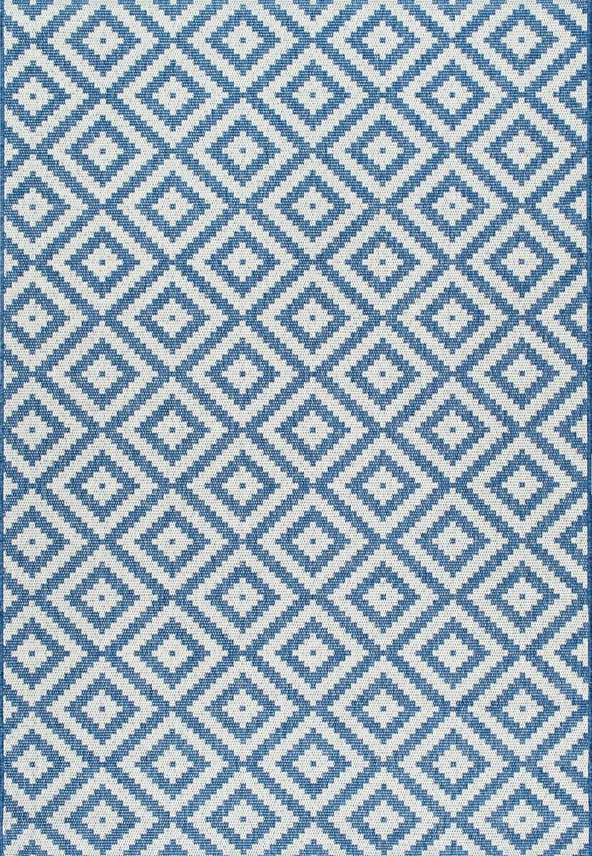 AreaRugs.com Nakra Fdhr46T Blue Geometric Area Rug