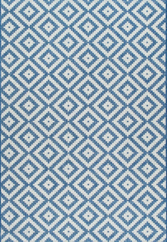 AreaRugs.com Nakra Fdhr46T Blue Geometric Area Rug