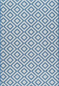 AreaRugs.com Nakra Fdhr46T Blue Geometric Area Rug