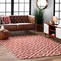 Nuloom Kellee Nke2745G Rust Area Rug