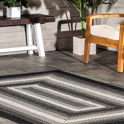 Nuloom Gwyneth Borders Ngw2003D Charcoal Area Rug